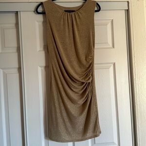 Golden shimmery Nine West dress size 10